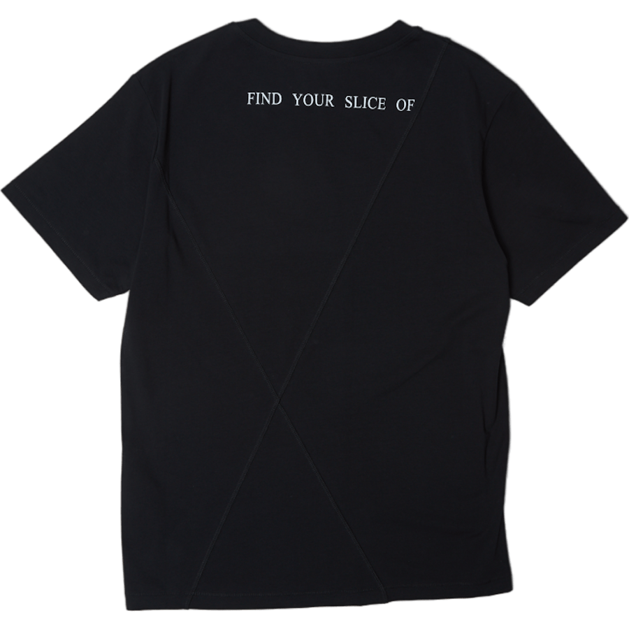 Patchwork Graphic T-shirt Black - Bild 2