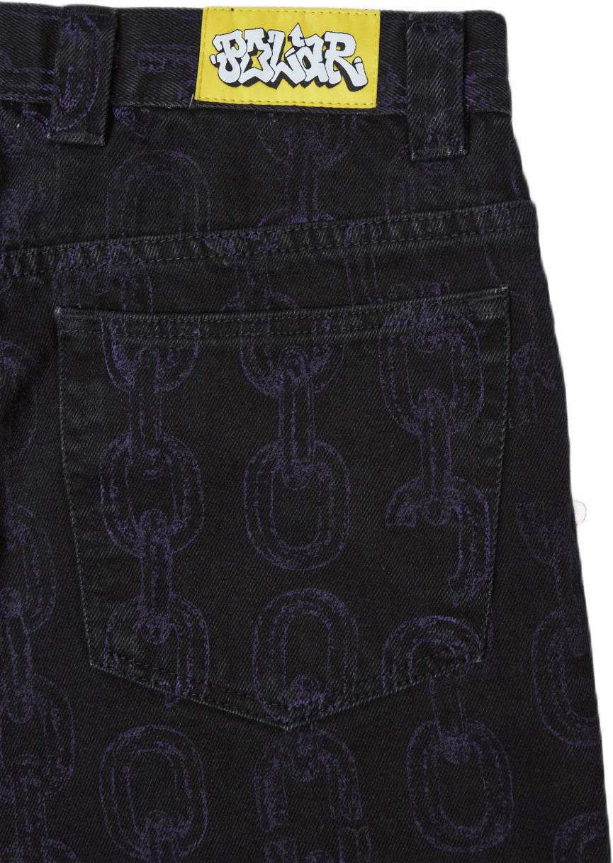 X Iggy 93 Denim Chains Black | Prémiové 