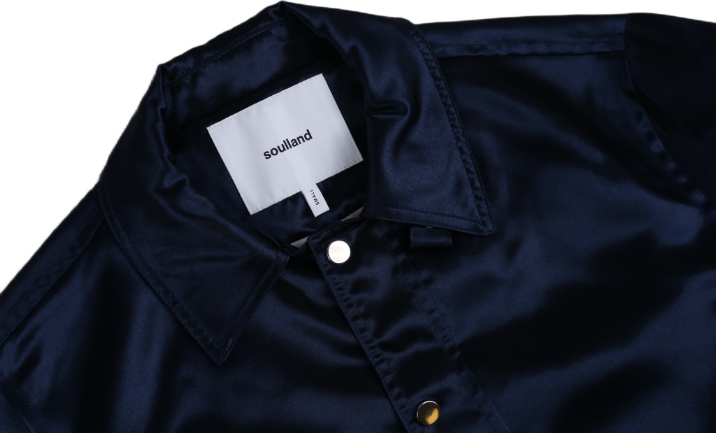 Phil Satin Light Jacket Blue - Bild 4