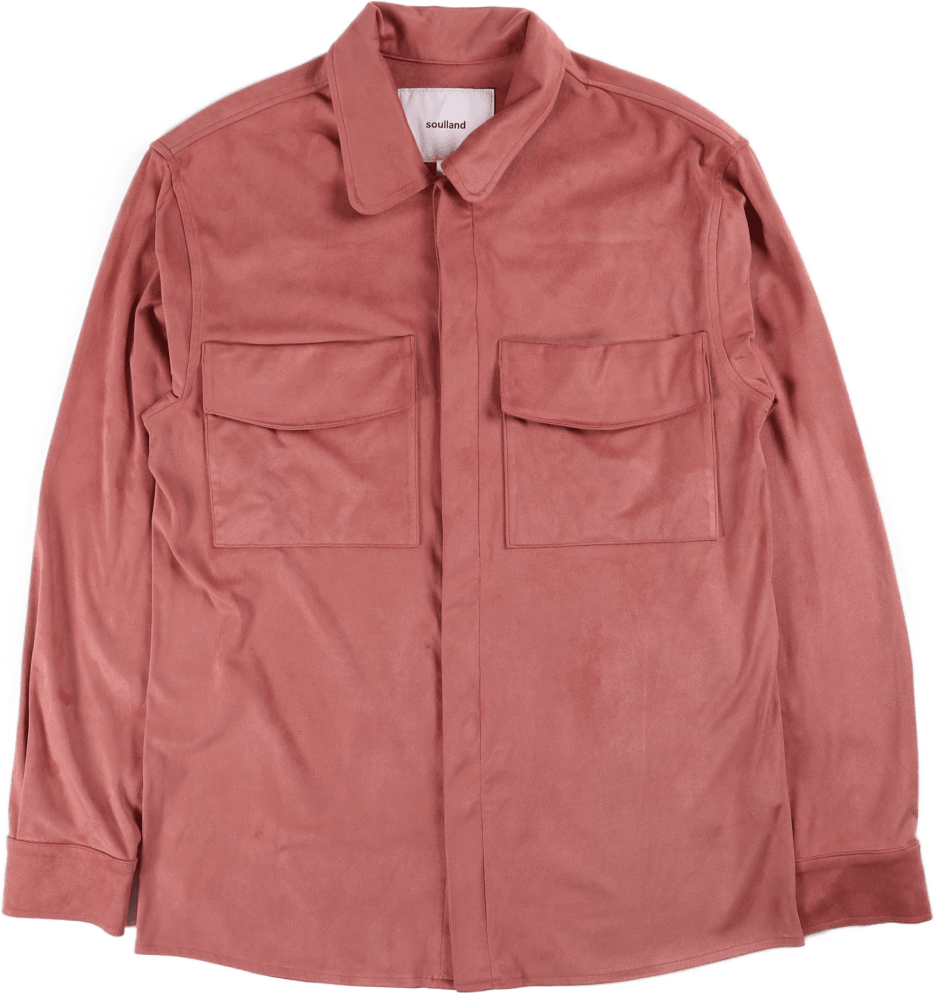 Skip Suede Shirt Pink