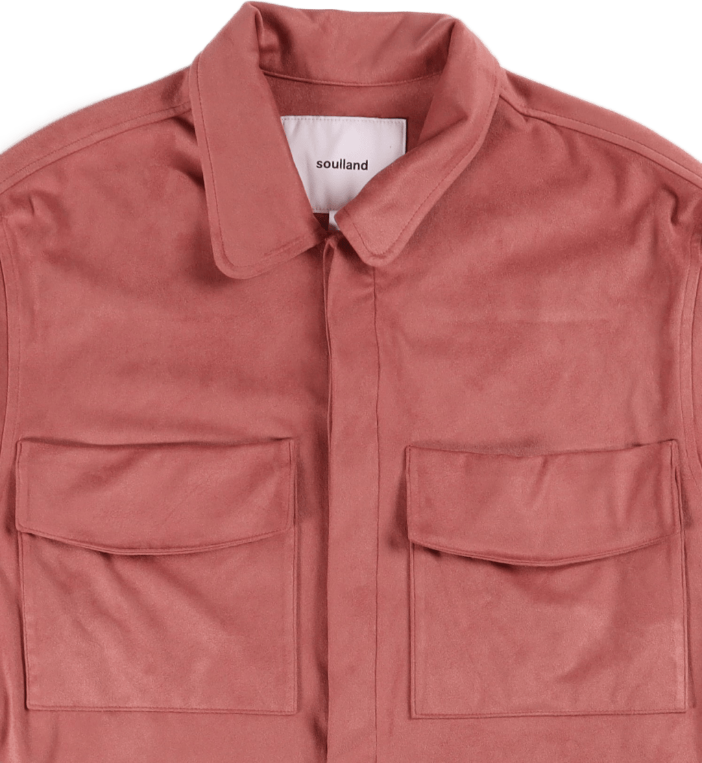 Skip Suede Shirt Pink - Bild 3
