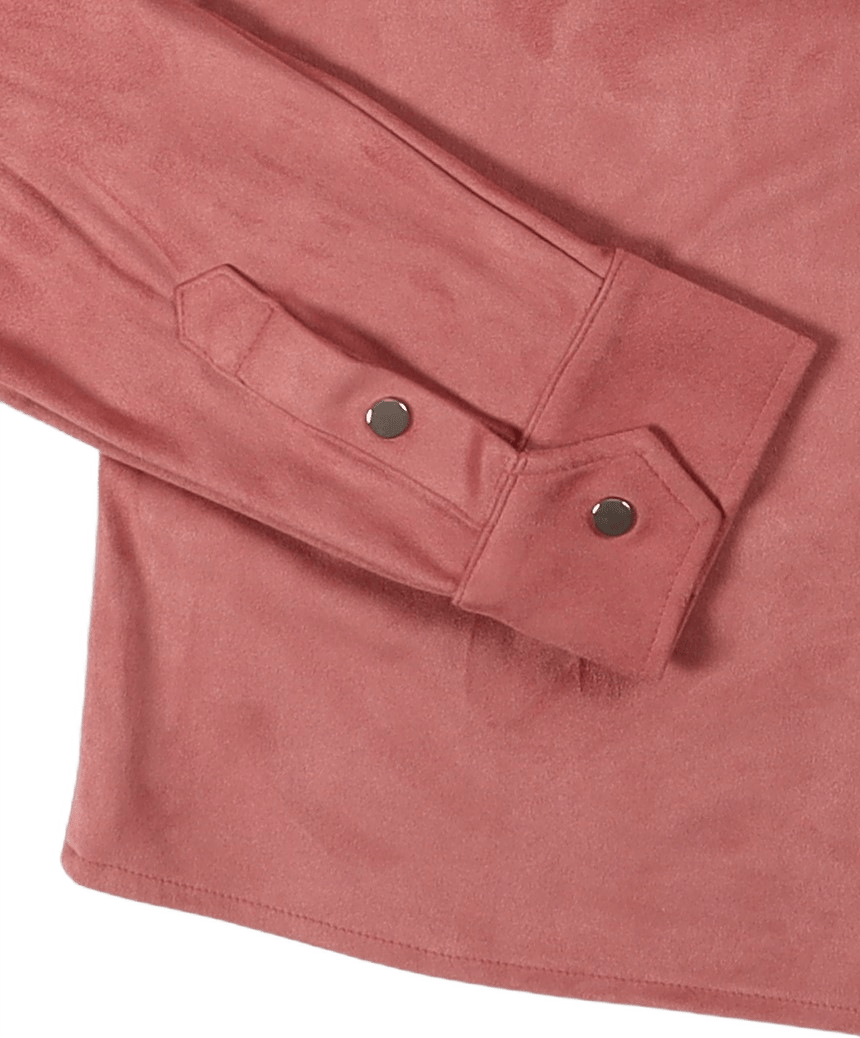 Skip Suede Shirt Pink - Bild 4