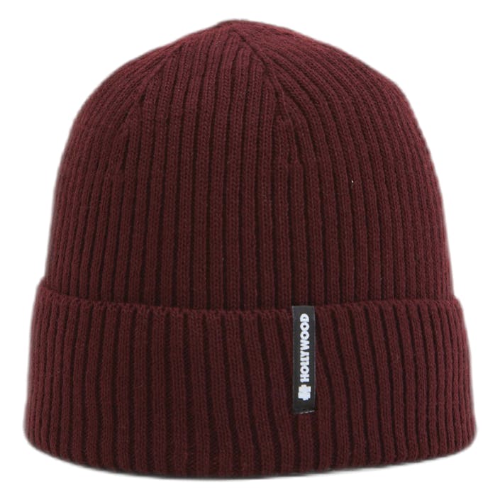 Ribbed Beanie Red, Unisex, Bekleidung, Hüte & Mützen, Rot, ONESIZE