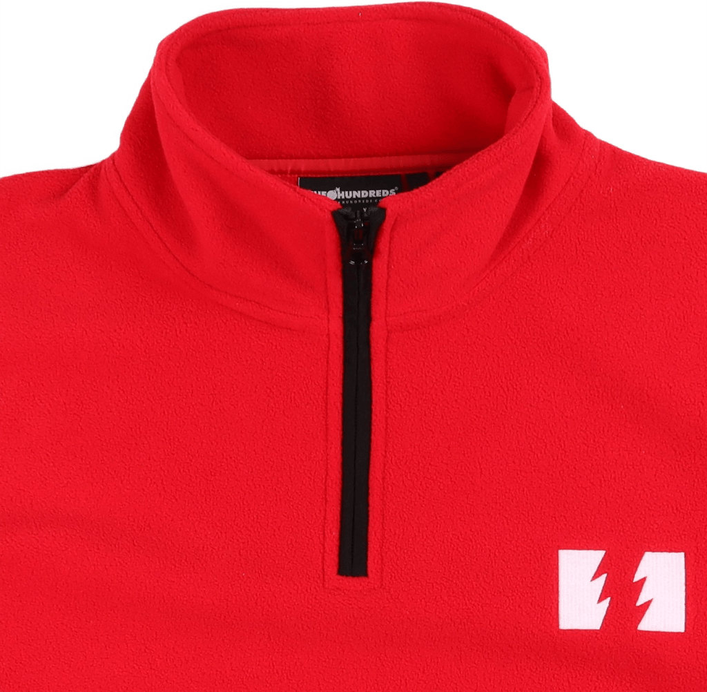 Sonder Half Zip-up Sweatshirt Red - Bild 3