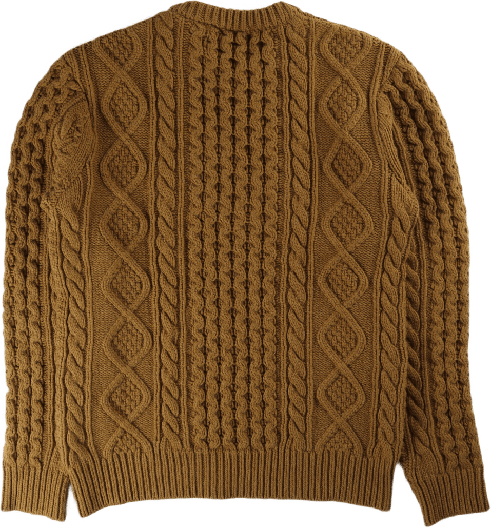 Cable Knit Crew Green - Bild 2