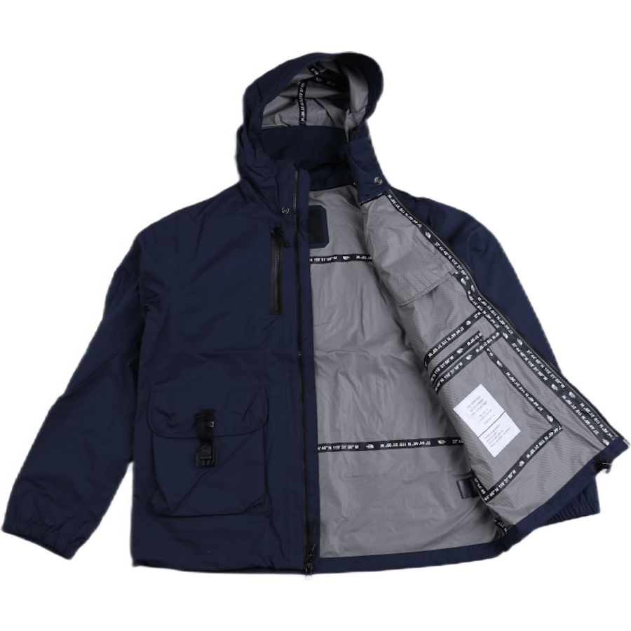 Double Cargo Hooded Jacket Blue - Bild 3