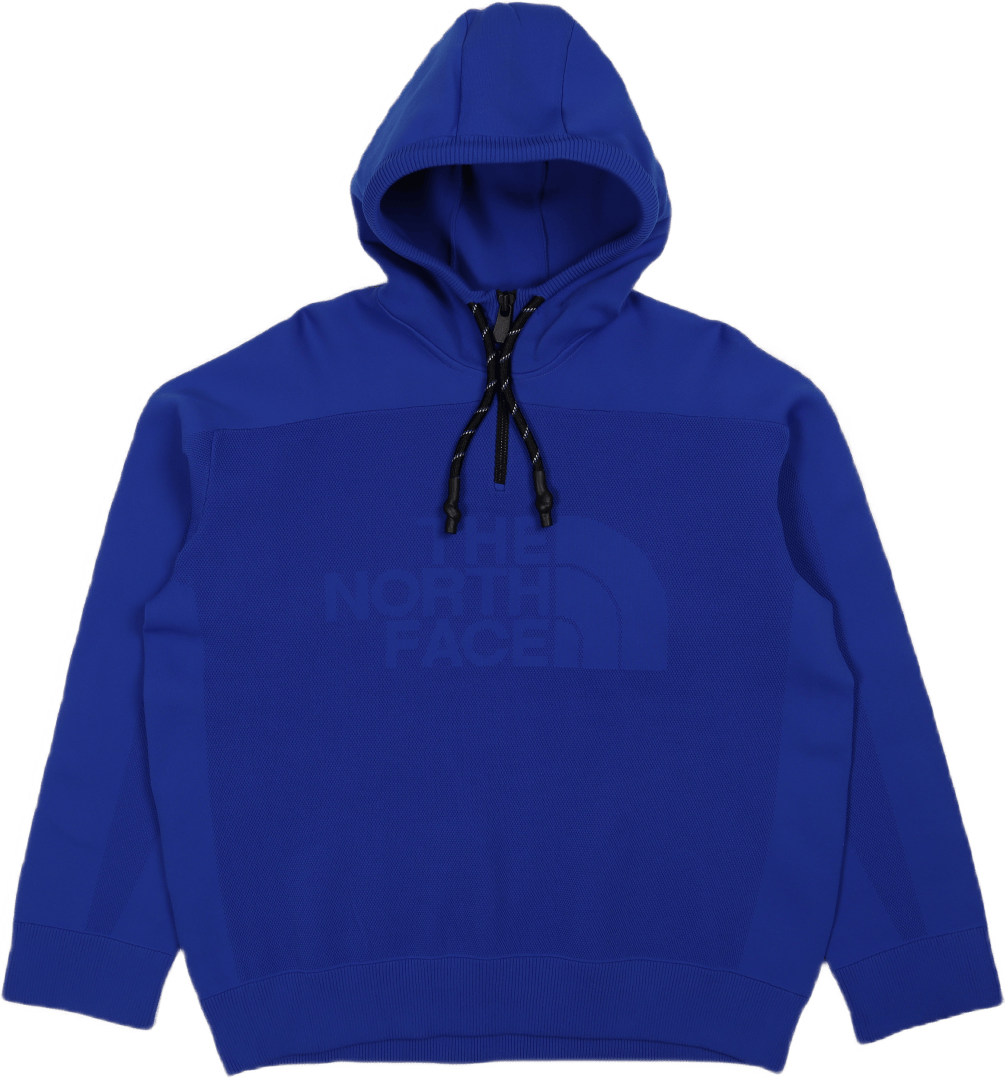 Engineered Knit Hoodie Blue