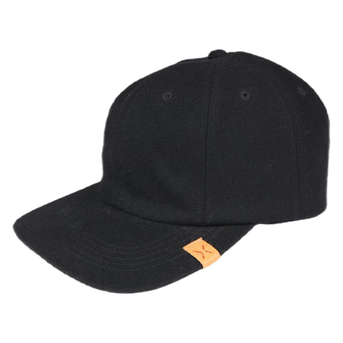 Excelsior Cap (wool/linen) Black, Unisex, Klær, luer og caps, Svart, M