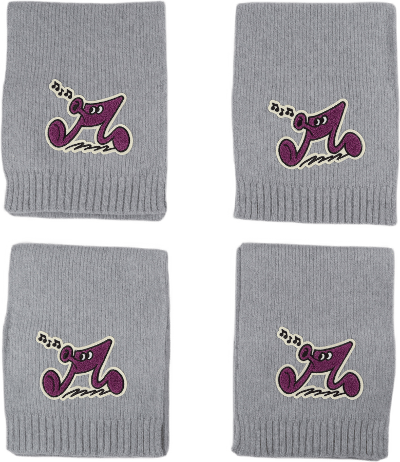 Singing Note Scarf Dusky