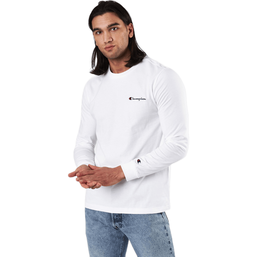 Crewneck Long Sleeve T-shirt Wht