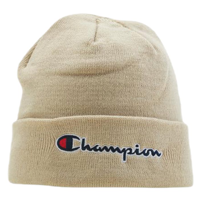 Beanie Cap Ovc, Unisex, Apparels, Hats & Caps, Beige, ONESIZE