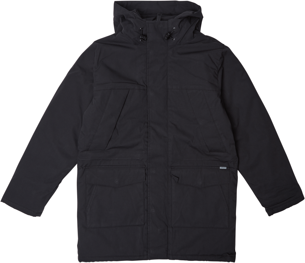 Trent Parka Black, Male, Odzież, kurtki, Fioletowy, S