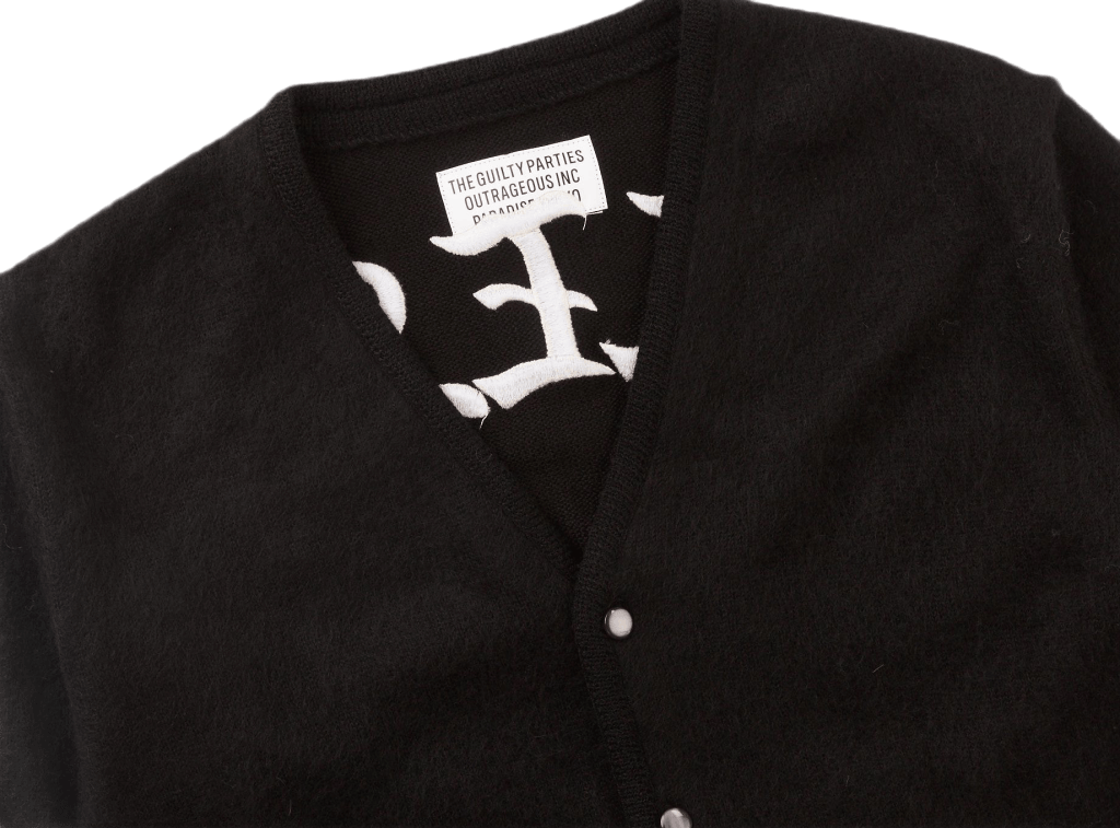 Mohair Cardigan ( Type-2 ) Black - Bild 2