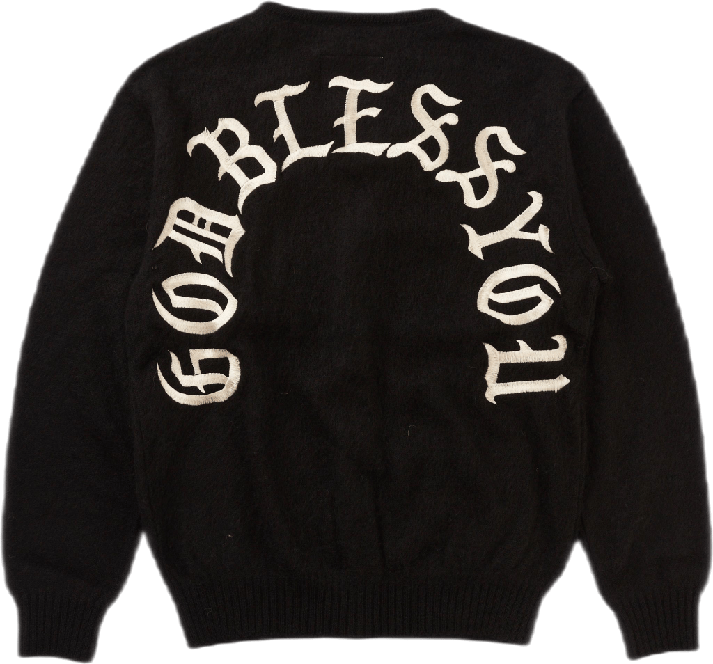 Mohair Cardigan ( Type-2 ) Black - Bild 3