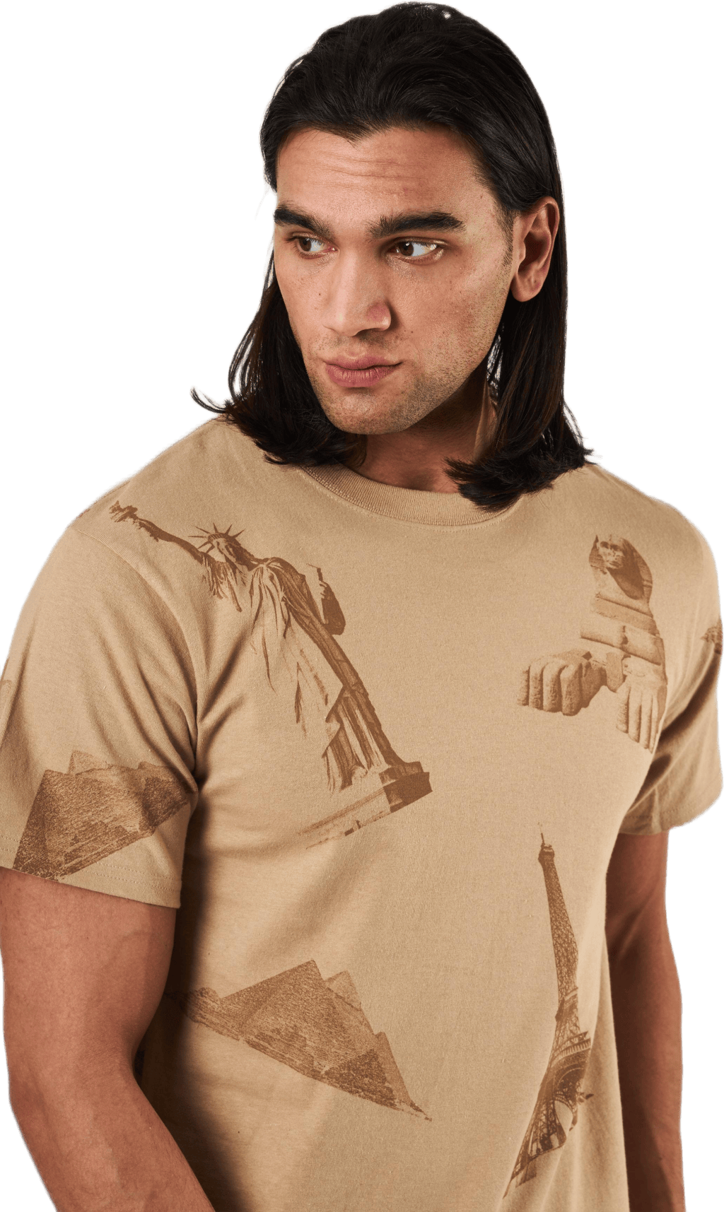 Landmarks S/s Tee Unbleached - Bild 3