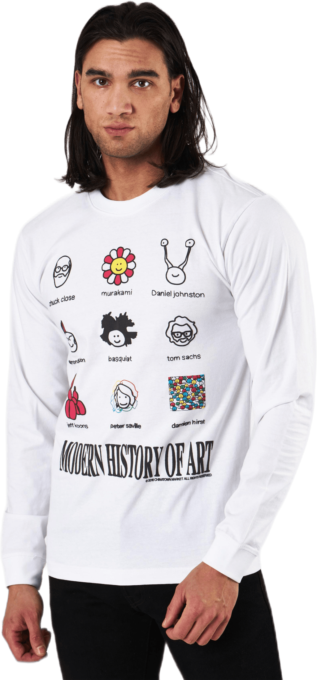 Modern Art Ls Tee White - Bild 2