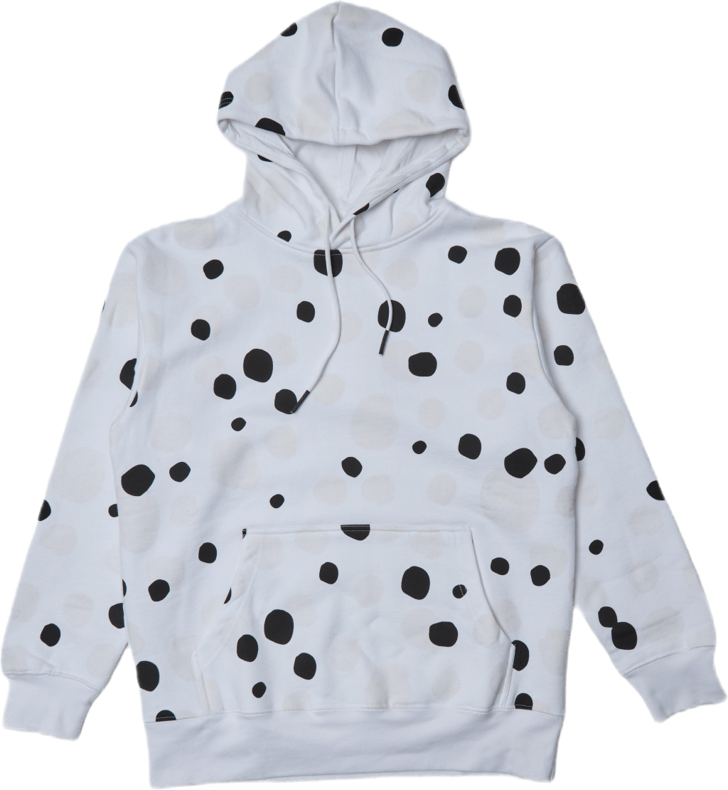 Uv Dots Hoodie White, Unisex, Vaatteet, takit, Valkoinen, S
