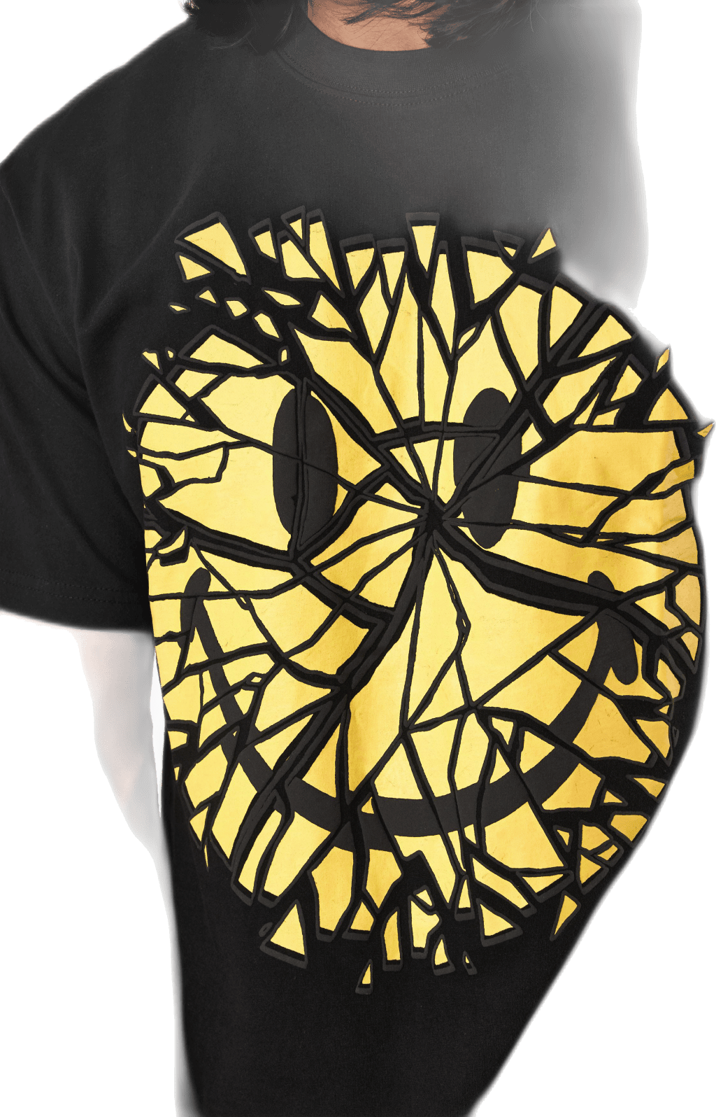Smiley Glass Tee Black - Bild 4