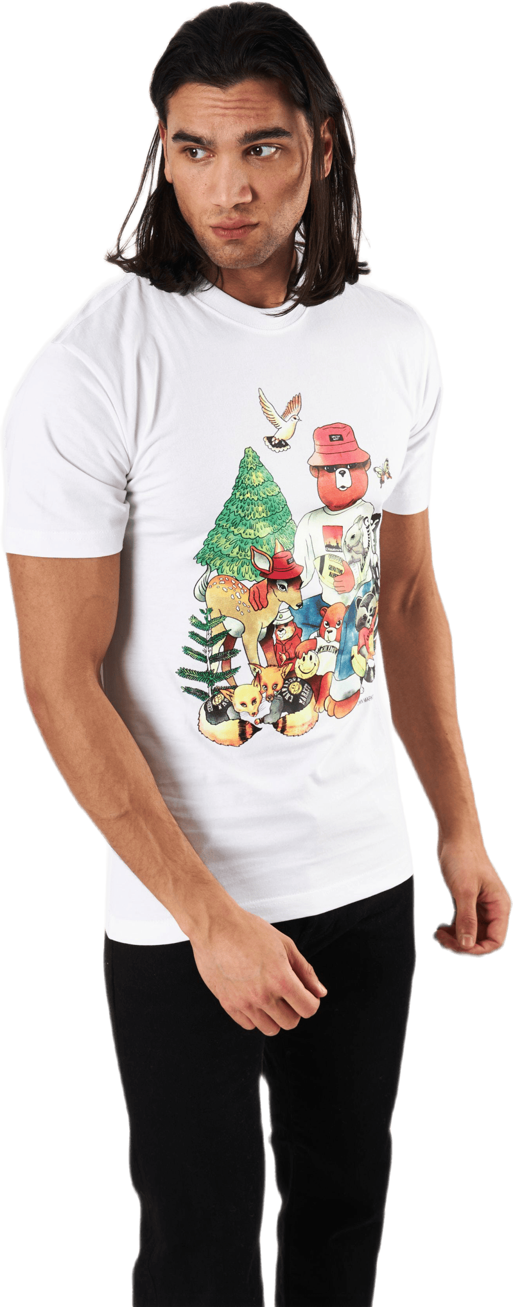 Smiley Friends Tee White