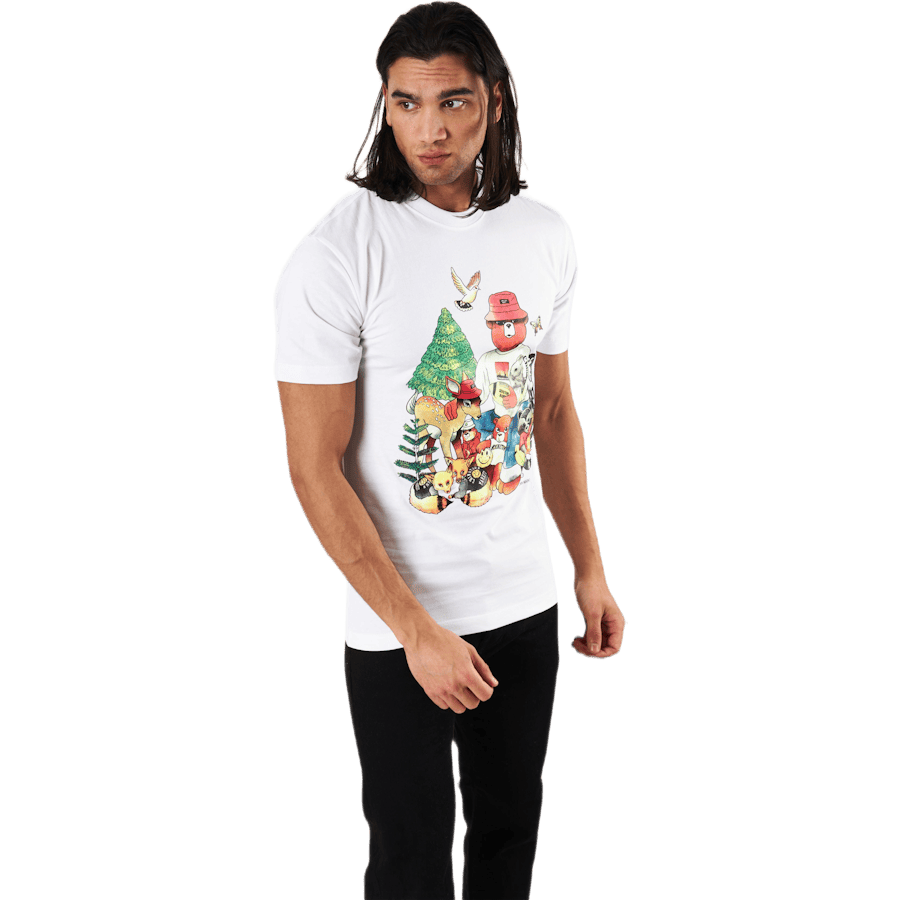 Smiley Friends Tee White