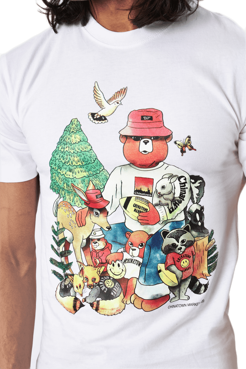 Smiley Friends Tee White - Bild 4