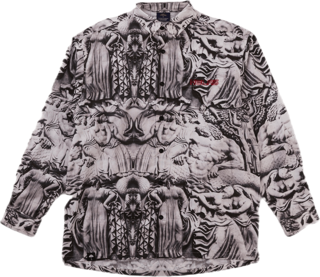 Dome Grey, Male, Odzież, Koszule, Szary, M