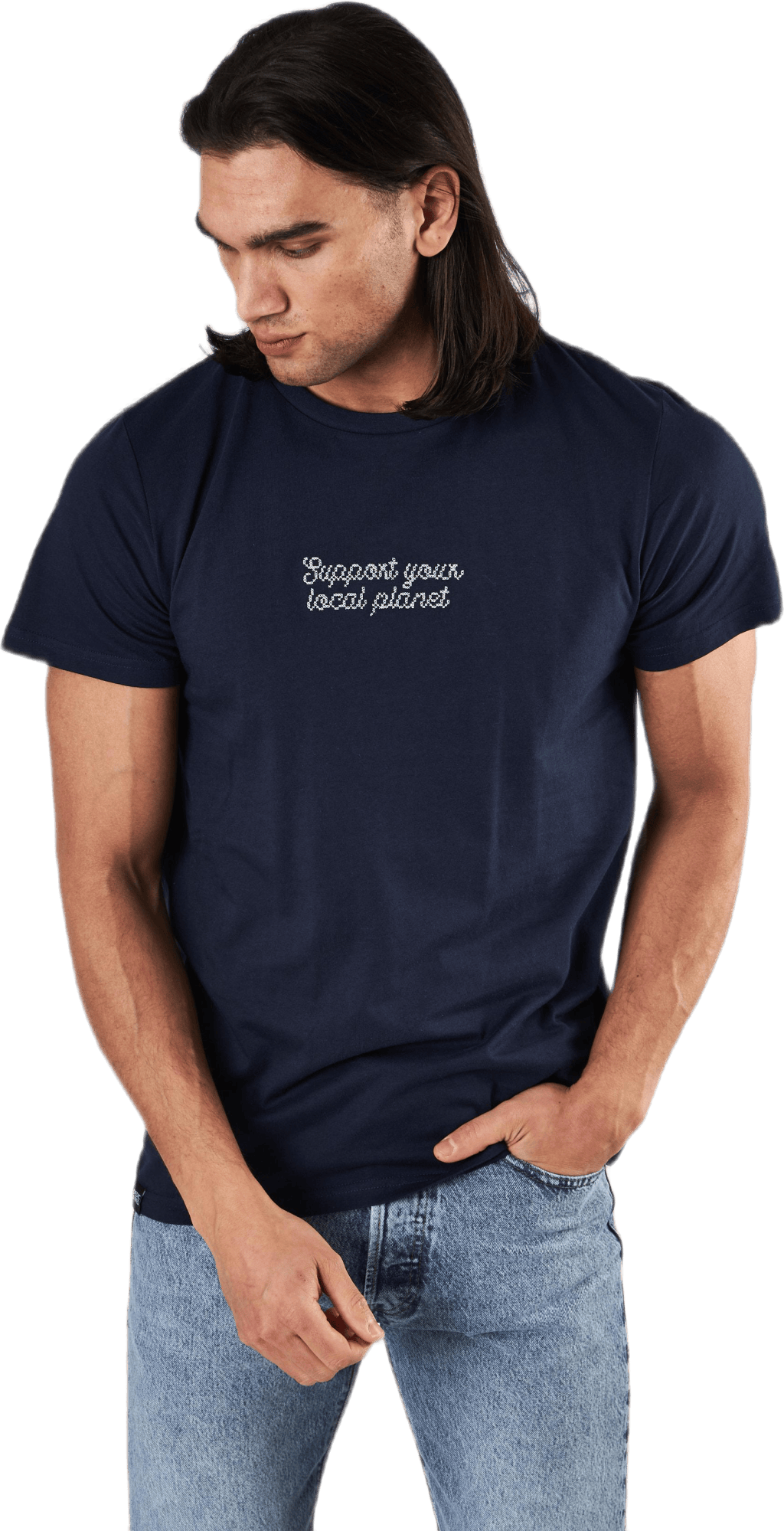 T-shirt Stockholm Cross Stitch Navy