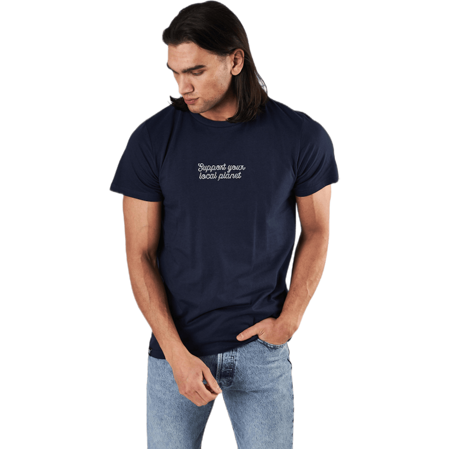 T-shirt Stockholm Cross Stitch Navy