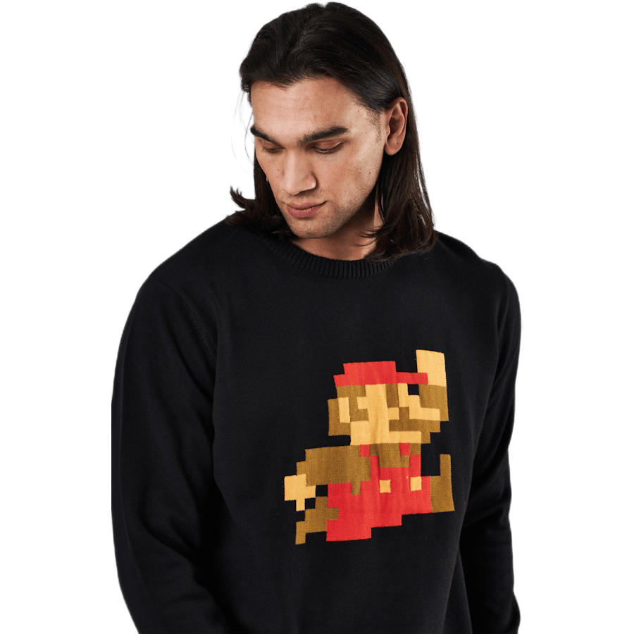 Sweater Mora Super Mario Black