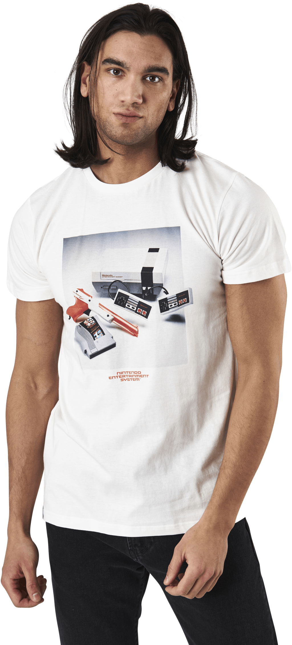 T-shirt Stockholm Nes Consol Off-white, Male, Odevy, Tričko, Biely, XXL