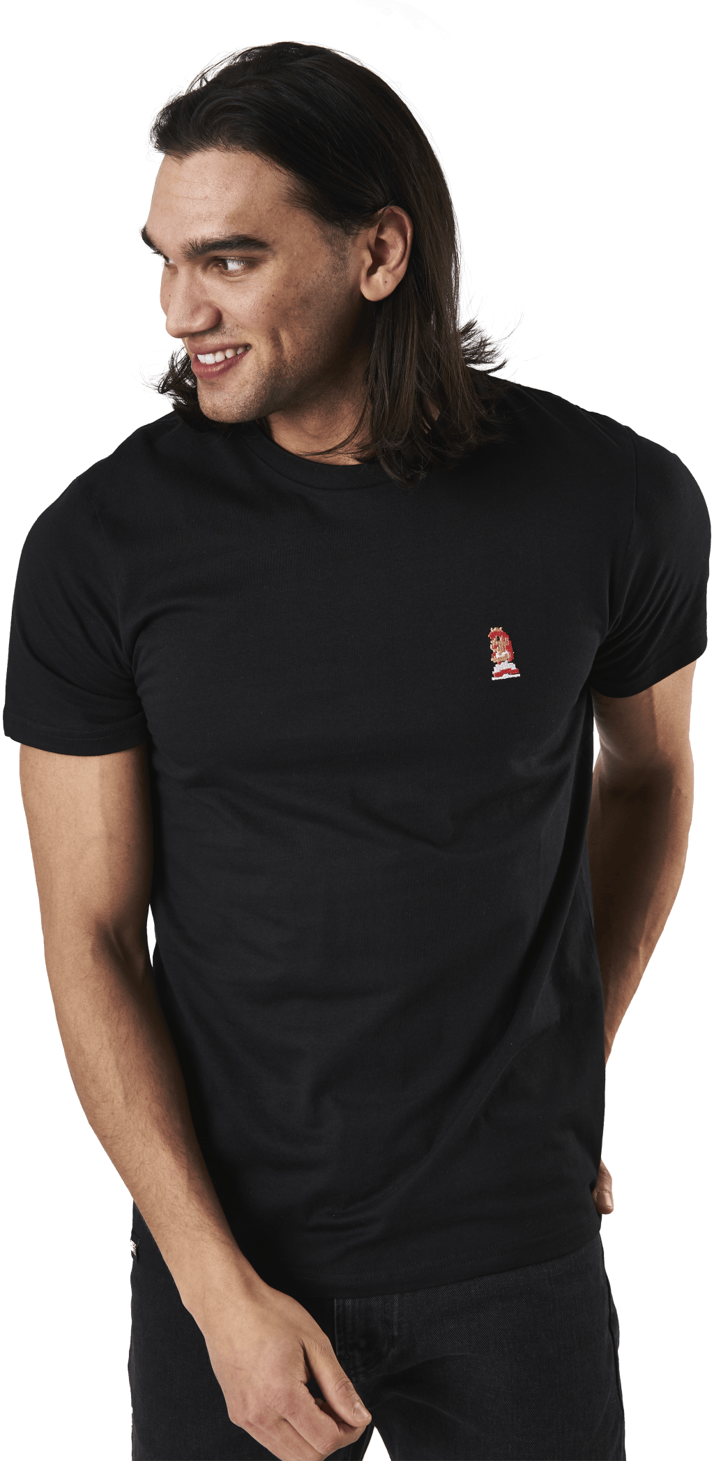 T-shirt Stockholm Peach Black