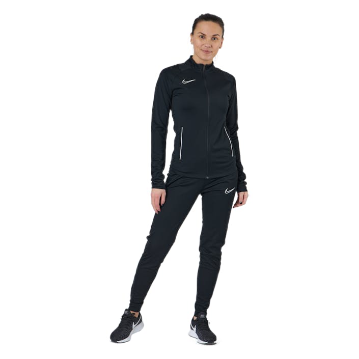 Women Knit Soccer Tracksuit Black/white/white, Female, Odevy, Nohavice, Futbal, Čierna, L