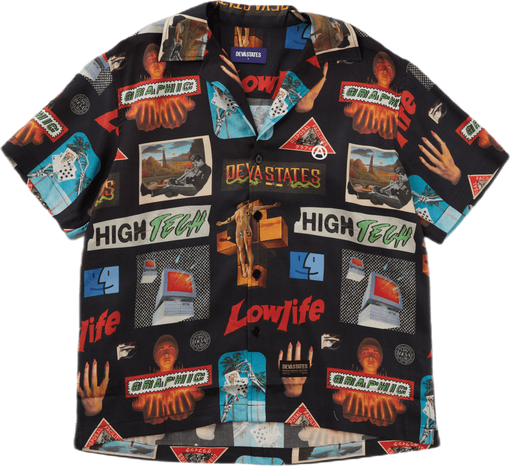 Souvenir Shirt Locker Multicolor, Male, Kläder, Skjortor, Flerfärgad, S