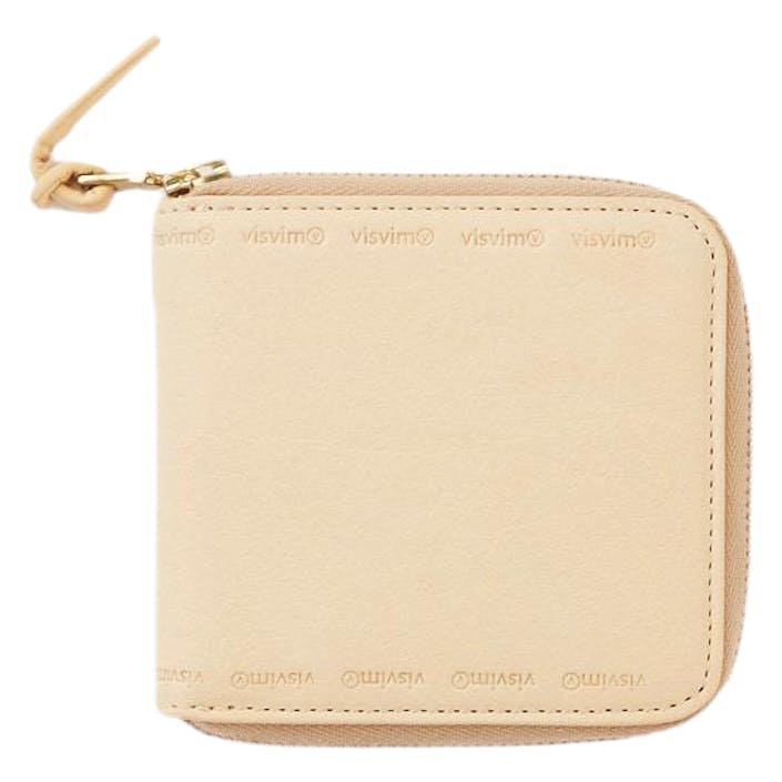 Leather Bi-fold Ivory, Unisex, Equipment, other accessories, Beige, ONESIZE