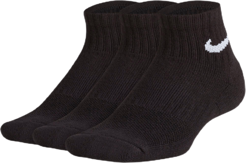 Big Kids Socks (3pairs) Black/white, Unisex, Odzież, Skarpety, styl życia, Czarny, S (34-38)