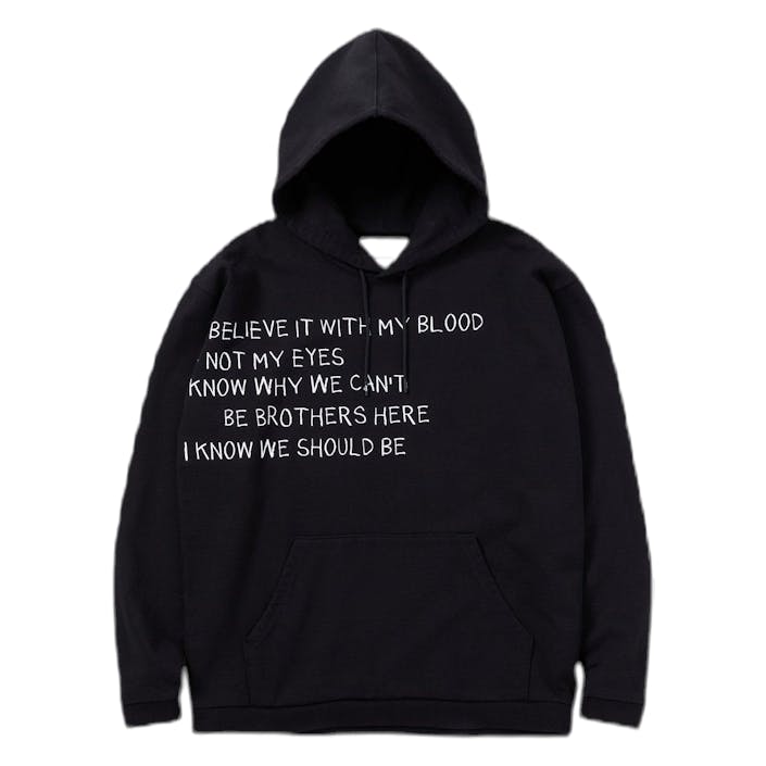 Ootd / C-hooded . Ls Black, Male, Kleding, hoodies en sweatshirts, Zwart, L