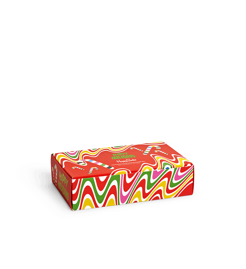 4-pack Psychedelic Candy Cane  Multicolor, Unisex, Kläder, Strumpor, Flerfärgad, 41-46
