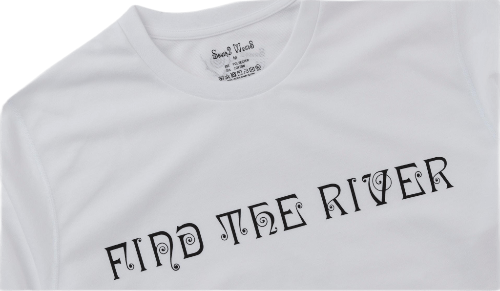 Crew Neck Tee - Find The River White - Bild 2