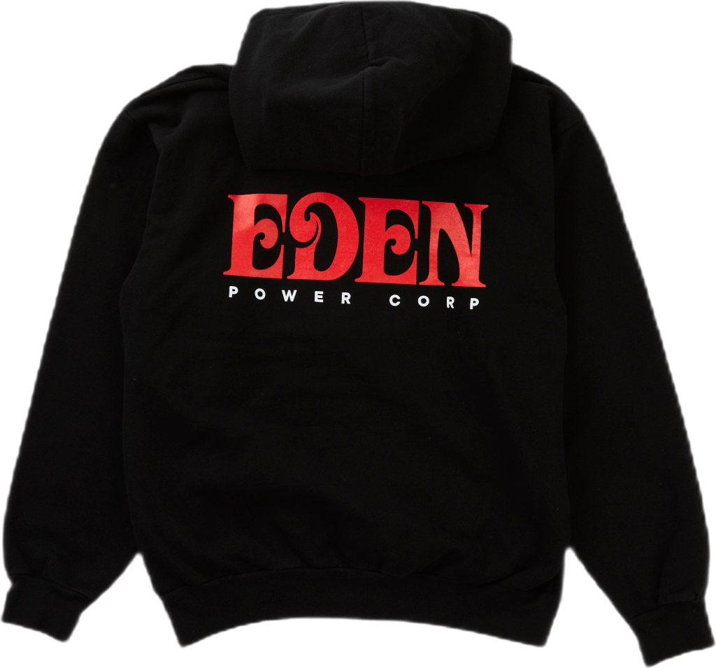 Eden Recycled Hoodie Black - Bild 3