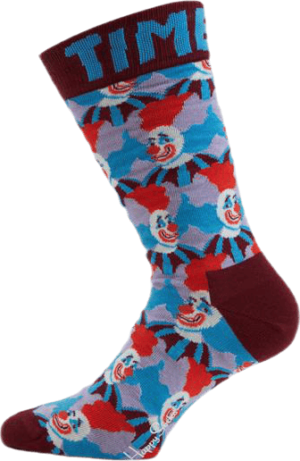 Clown Sock Red