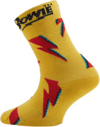 Flashy Bowie Kids Sock Yellow