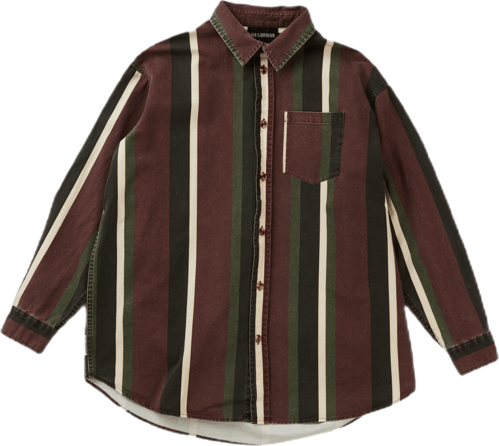 Boyfriend Shirt Dark Stripe