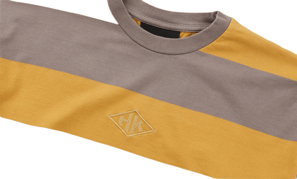 Boxy Ls Tee Faded Tan Stripe - Bild 2