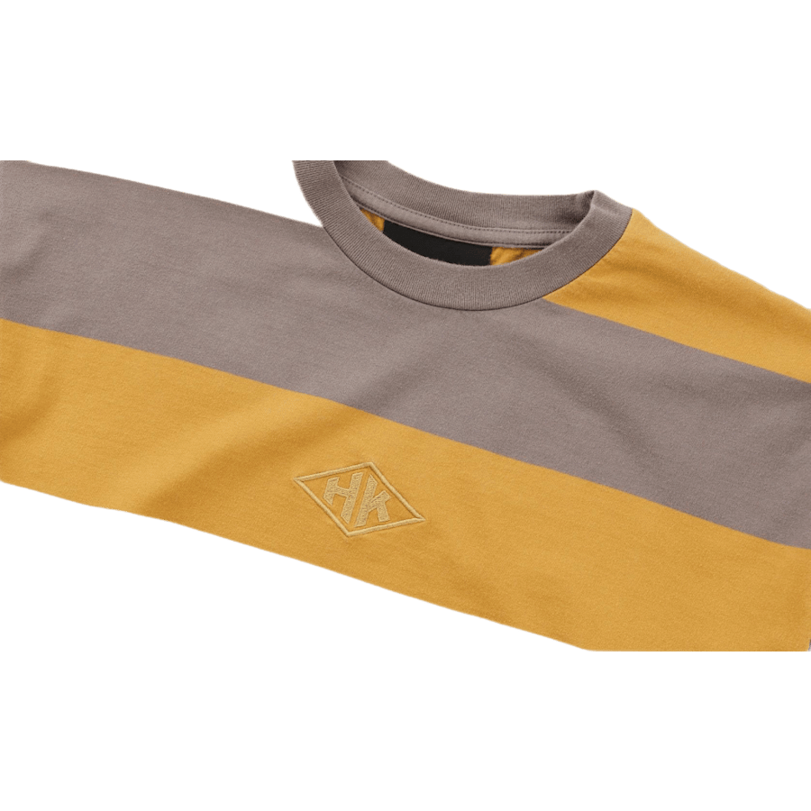 Boxy Ls Tee Faded Tan Stripe - Bild 2