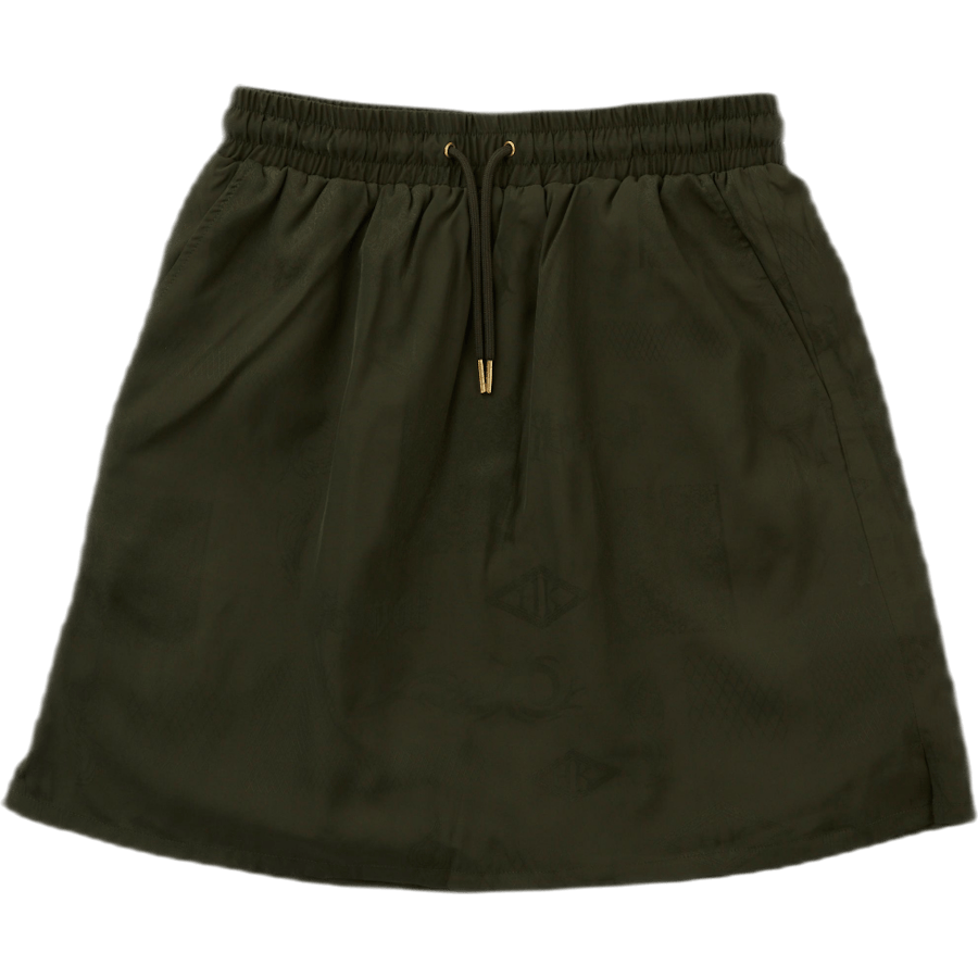 Track Skirt Green Tribal