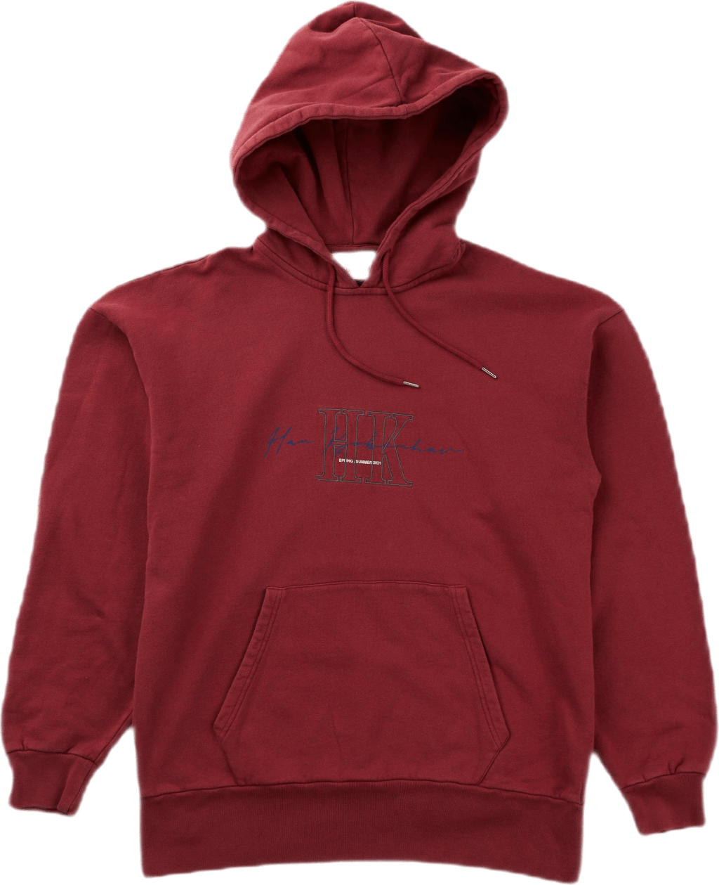 Bulky Hoodie Faded Dark Red Hk, Male, Apparels, hoodies and sweatshirts, Red, S