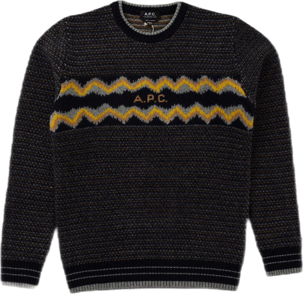 Pull Adele Dark Navy, Female, Kläder, hoodies och sweatshirts, Svart, M