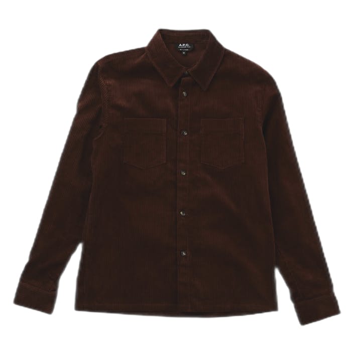 Surchemise Joe Marron, Male, Kleding, Overhemden, Bruin, L