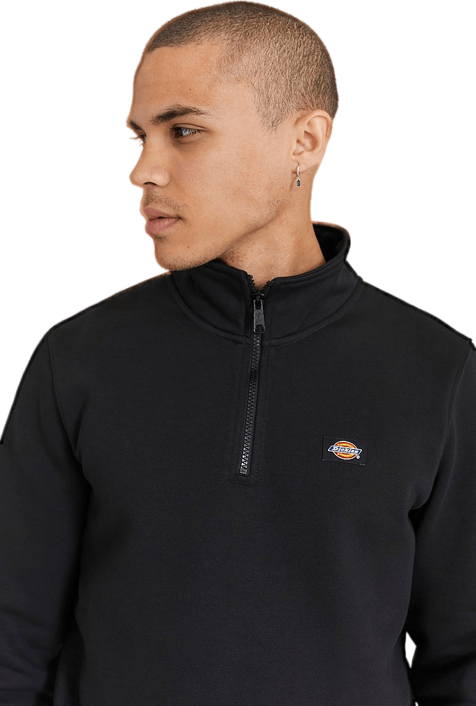 Oakport Quarter Zip Black, Male, Apparels, jackets, Black, XS