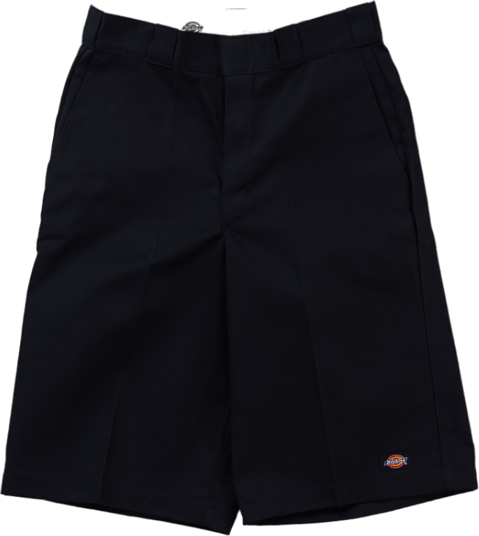 Loose Fit Reg Waist Work Short Dark Navy, Male, Apparels, Bottoms, Black, 31